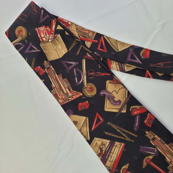 Draftsman/Engineer/Architect Silk Tie - Picture 4 of 8